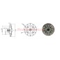 Motore motocoltivatore ZANETTI DIESEL ZDM70C1ME conico avviamento elettrico Motore motocoltivatore ZANETTI DIESEL ZDM70C1ME conico avviamento elettrico