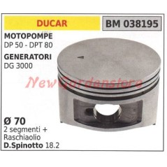 Piston pompe DP 50 générateur DG 3000 Ø 70 mm DUCAR 038195 | NewgardenAgri.com