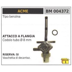 Robinet de carburant ACME motocultivateur fraise rotative 004372 | NewgardenAgri.com