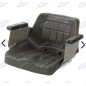 Unpainted seat with guides for farm tractor forklift 00319