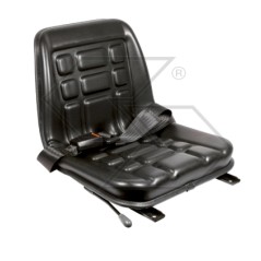 Asiento COBO estrecho con guía y cinturón de seguridad para tractor agrícola | NewgardenAgri.com