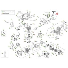 ORIGINAL ACTIVE brushcutter tank cap 4.5 - 5.5 auger t143 021806 | NewgardenAgri.com