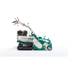 Selbstfahrender Schlegelmäher OREC HRC663 Motor HONDA 270ccm Arbeitsbreite 65 cm auf Raupen | NewgardenAgri.com