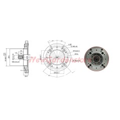 ZANETTI DIESEL ZDM86C1MEV Motor komplett mit Elektrostart