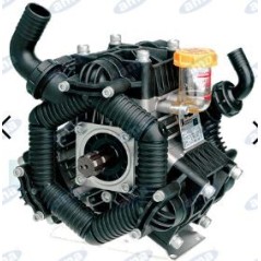 Polypropylene pump with 3 diaphragms semi-hydraulic piston for irrigation 91553 | NewgardenAgri.com