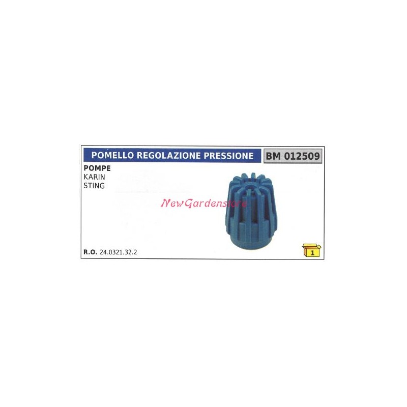 Bouton de réglage de la pression pompe UNIVERSAL Bertolini KARIN STING 012509