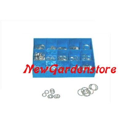 Assortimento di 400 rondelle in alluminio standard uso agricolo e giardinaggio | NewgardenAgri.com