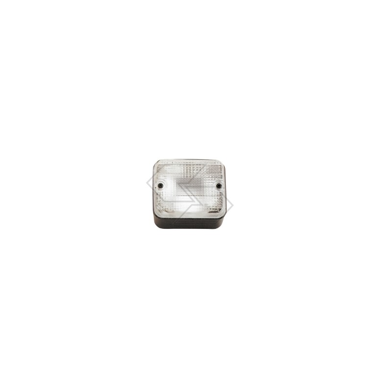 White rear rear fog light for agricultural tractor