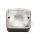White rear rear fog light for agricultural tractor