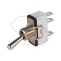 Toggle switch with screw or faston terminals for agricultural tractor