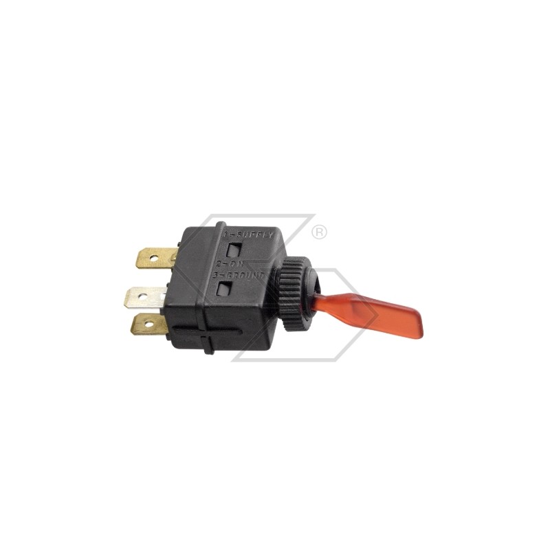 12V-10A luminous long lever switch for agricultural tractor in various colours