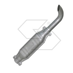 Small curved pipe mini muffler for farm tractor code A10809 | NewgardenAgri.com