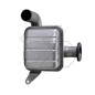 Under-floor muffler for FIAT NEW HOLLAND T5000 SERIES agricultural tractor