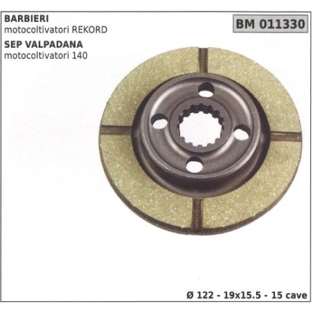 Disque d'embrayage pour BARBIERI SEP VALPADANA 011330 | NewgardenAgri.com
