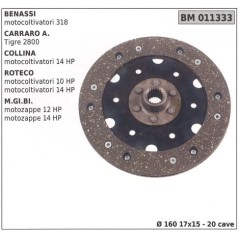 Disque d'embrayage pour BENASSI CARRARO A. HILL ROTECO M.GI.BI 011333 | NewgardenAgri.com