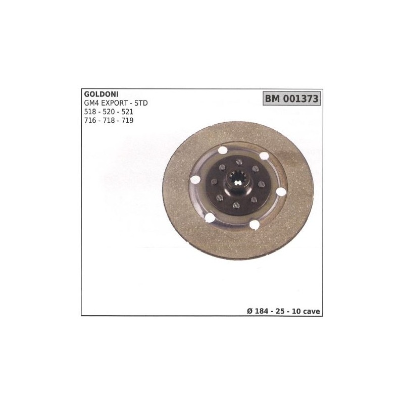 Disque d'embrayage pour GOLDONI GM4 EXPORT-STD 518 520 521 716 718 719 001373