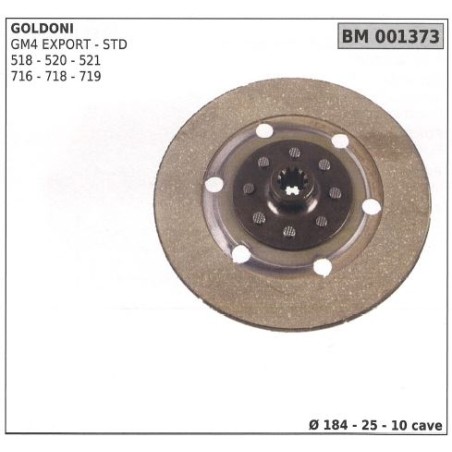 Disque d'embrayage pour GOLDONI GM4 EXPORT-STD 518 520 521 716 718 719 001373 | NewgardenAgri.com