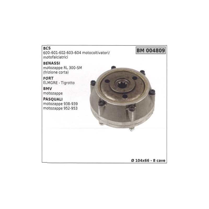 Conical clutch for BCS BENASSI FORT BMV PASQUALI 004809