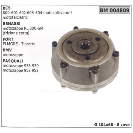 Conical clutch for BCS BENASSI FORT BMV PASQUALI 004809 | NewgardenAgri.com