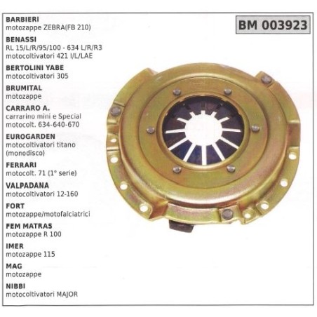 Clutch for BARBIERI BENASSI BRUMITAL EUROGARDEN 003923 | NewgardenAgri.com
