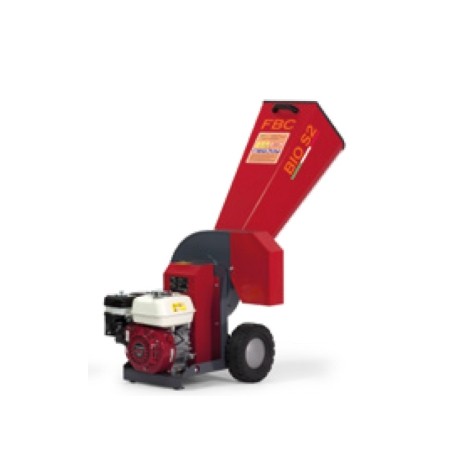 Chipper shredder FBC BIO.S2.55H with Honda GX 160 cc engine 2 blades 6 hammers | NewgardenAgri.com