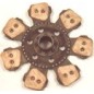 Disque d'embrayage rigide 6 lames 41457 POUR LANDINI, MASSEY FERGUSON GG4 41457 666