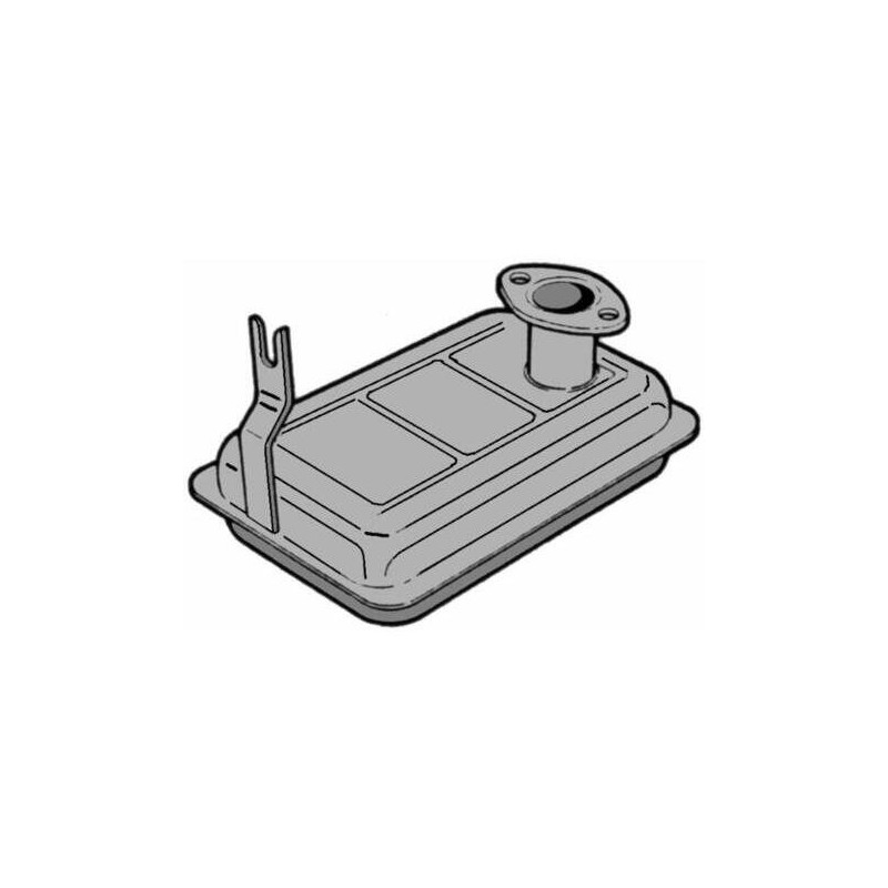 Silencieux adaptable JLO réf. 101-125-152. Pour motobineuse - 3456