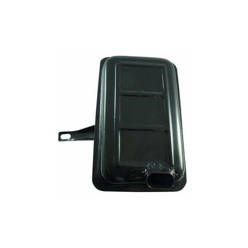 Minarelli adaptable curved connection muffler for Benassi motor hoe model BL75. - 3457
