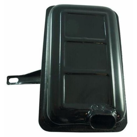 Silenciador de conexión curva adaptable Minarelli para motoazada Benassi modelo BL75. - 3457 | NewgardenAgri.com