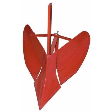 Motorized tiller furrower with 40x10 shank - SAR6242D | NewgardenAgri.com