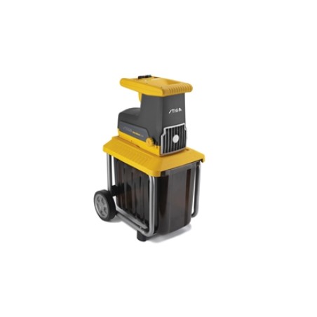 STIGA BIO SILENT 2500 2500 W Elektrohäcksler 8 Zähne Walze 60 Lt Sack | NewgardenAgri.com