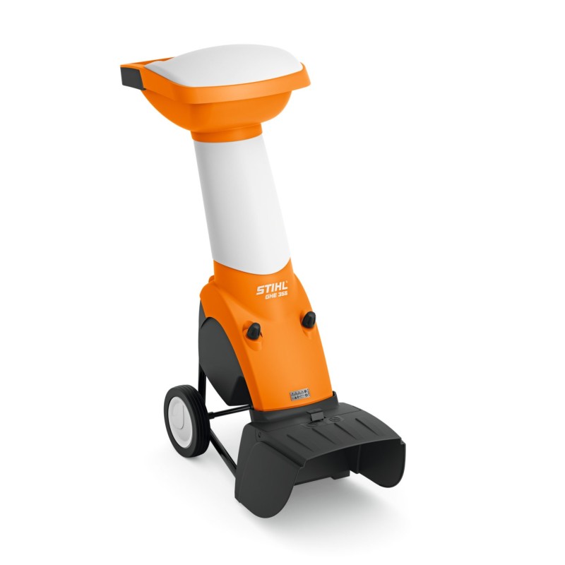 STIHL GHE355 230V Electric Shredder Branches up to 35mm Sandwich Blades STIHL GHE355 230V Electric Shredder Branches up to 35mm Sandwich Blades