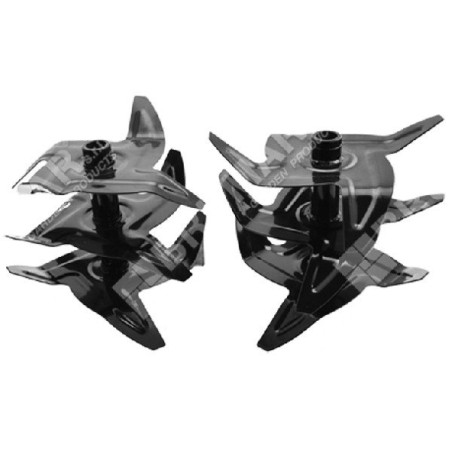Right and left knife for NOVATEC COMPATIBLE motor hoes - 047738 | NewgardenAgri.com