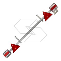 Verstellbarer LED-Anhängerlichtbalken hinten 1,4 - 2,1 m A28368 | NewgardenAgri.com