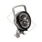 Cab beacon with adjustable rotating beacon for agricultural tractor