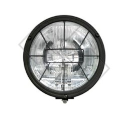 Round halogen work light Ø 160 mm with grid | NewgardenAgri.com