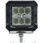 Projecteur de travail 85x81mm LED 10-30V 18W 1620LM sortie de câble 50cm machine agricole