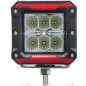 Projecteur de travail 85x81mm LED 10-30V 18W 1620LM sortie de câble 50cm machine agricole