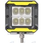Projecteur de travail 85x81mm LED 10-30V 18W 1620LM sortie de câble 50cm machine agricole