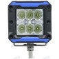 Projecteur de travail 85x81mm LED 10-30V 18W 1620LM sortie de câble 50cm machine agricole