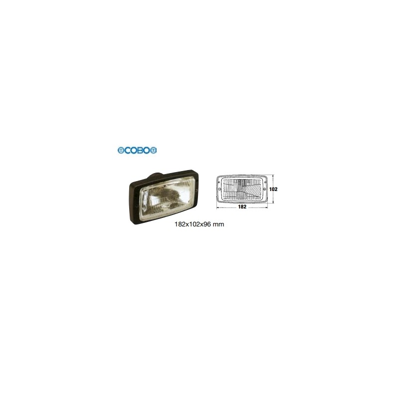 COBO Halogen-Frontscheinwerfer für Ackerschlepper