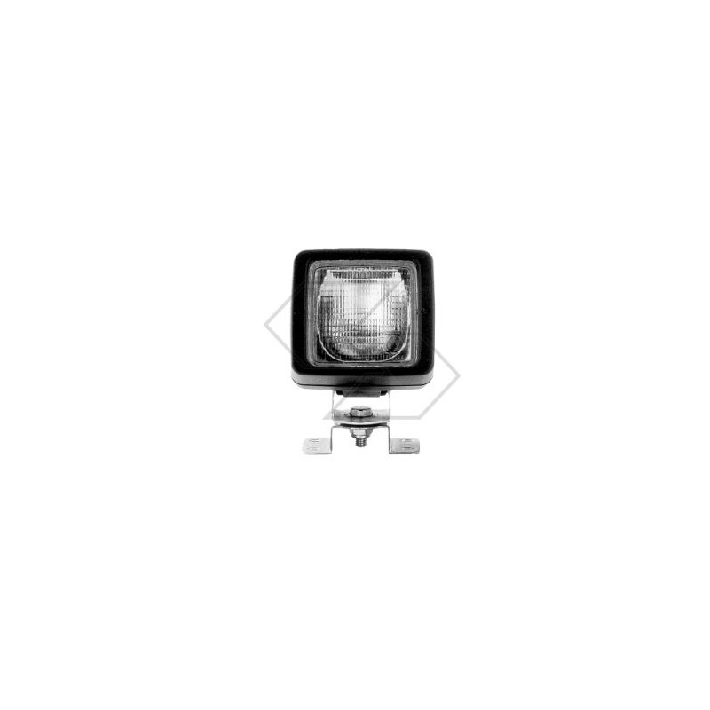 Square spotlight for watertight agricultural tractor cab AJBA