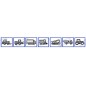 Bake 12/24V Magnetfuß 177x146mm Traktor selbstfahrende Landmaschine