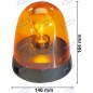 Beacon 12/24V flat base 164x146mm tractor self-propelled agricultural machine H1