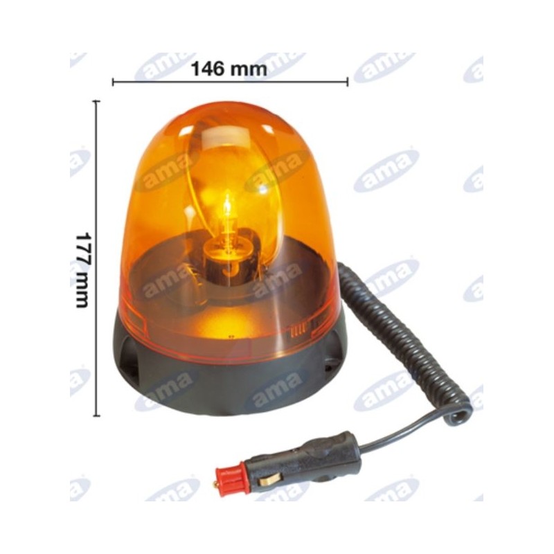 Beacon 24V 70W Magnetfuß 177x146mm selbstfahrende Landmaschine Traktor