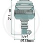 Girofaro a led tensione 12 / 24 V rotante lampeggiante singolo/doppio