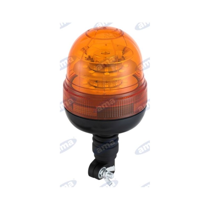 Baliza LED 12-24V base embudo flexible 240x127mm tractor máquina agrícola