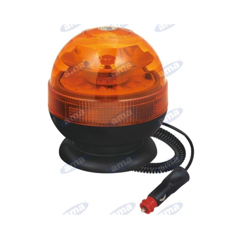 Baliza LED 12-24V base magnética 138x127mm máquina agrícola autopropulsada tractor