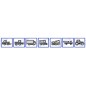 Baliza LED 12-24V base magnética 169x127mm tractor autopropulsado máquina agrícola
