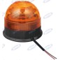 Faro giratorio LED 12-24V base plana 130x140mm tractor máquina agrícola